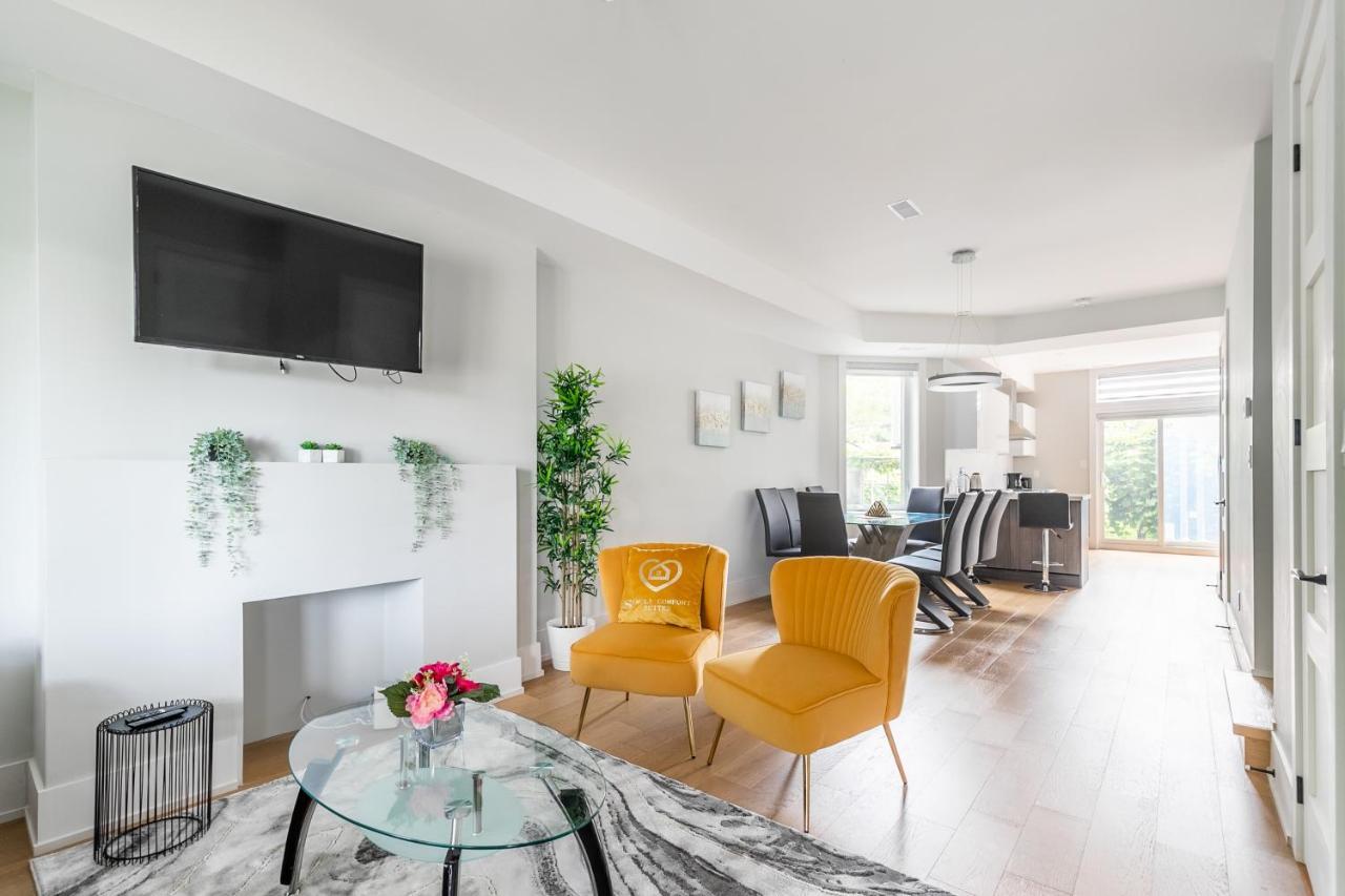 Fancy Downtown House With Hot Tub & Bbq By Globalstay Toronto Kültér fotó